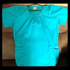 Uniform Advantage 2XL Baby Blue Scrub Top by